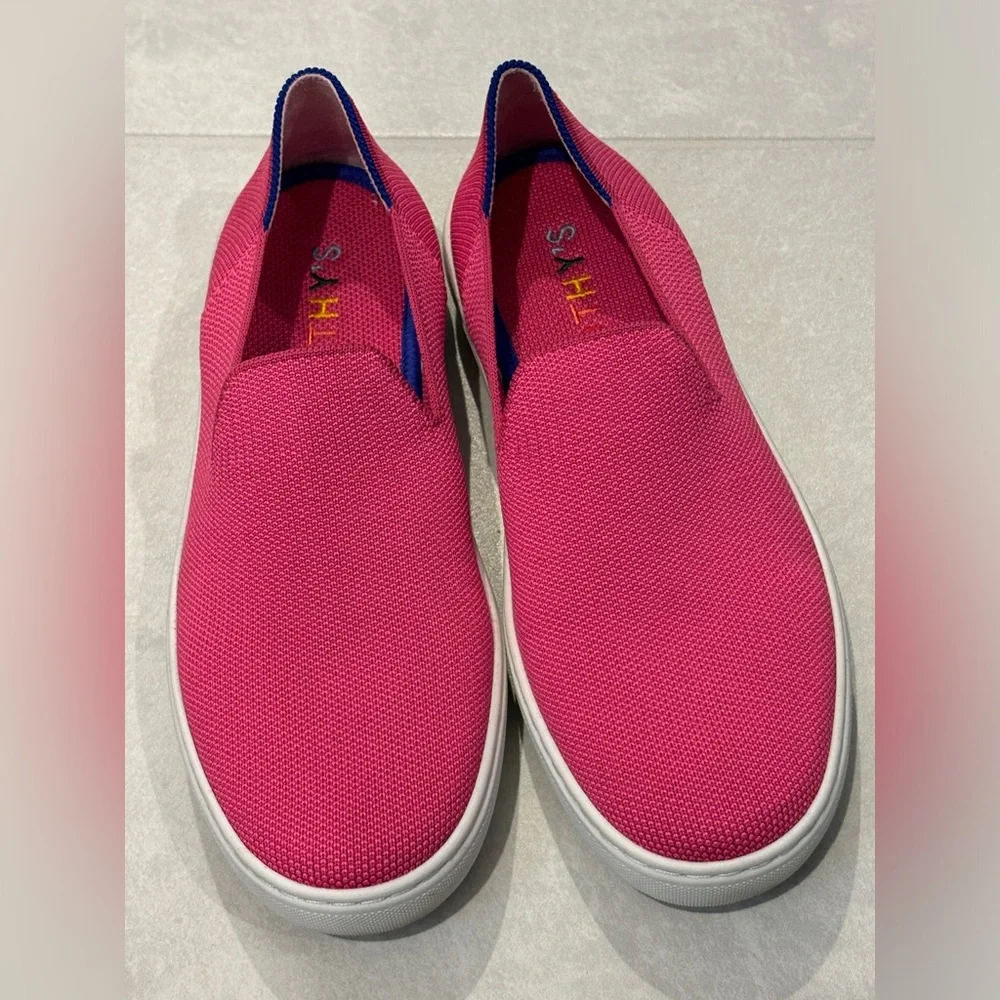 Rothy’s The Original Slip On Sneaker Bubblegum Pink Women’s Size 7